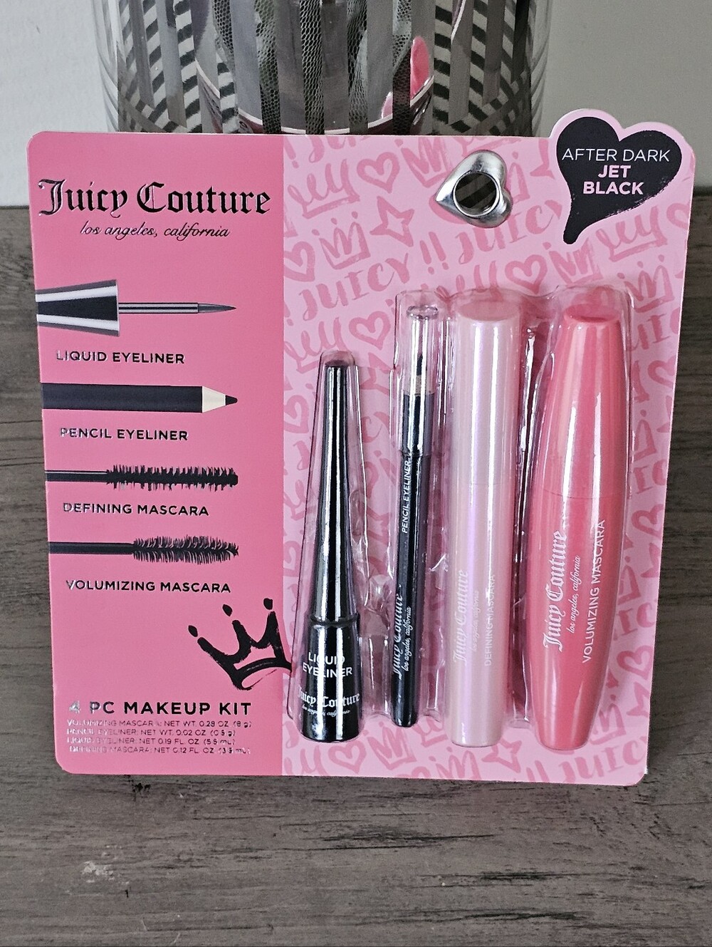 Juicy Couture Black Eyeliner & Mascara Makeup Kit